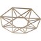 Ekena Millwork Guardian Wood Fretwork Pierced Ceiling Medallion, Hickory, 28"OD x 10 7/8"ID x 1/4"T CMWP28X28X0250GDHI - alternate 5